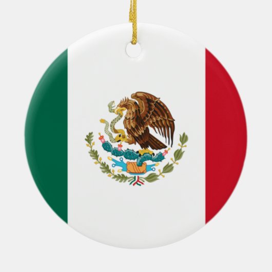 MEXICO-kerstversiering/namento de la Navidad Keramisch Ornament (Achterkant)