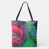Mexico Kleurrijk Patroon Folklore Dansrokken Tote Bag (Achterkant)