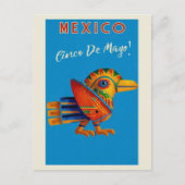  Mexico Kleurrijke Vogel Cinco De Mayo Briefkaart (Voorkant)