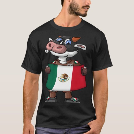Mexico Koe Fan T-shirt (Voorkant)