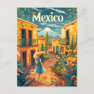 Mexico kunst briefkaart