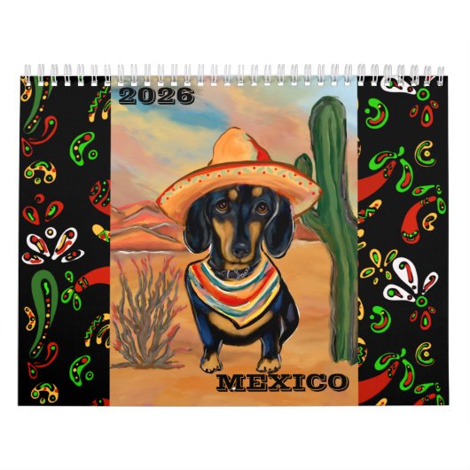 MEXICO KUNSTKALENDER 2026 KALENDER (Hoes)