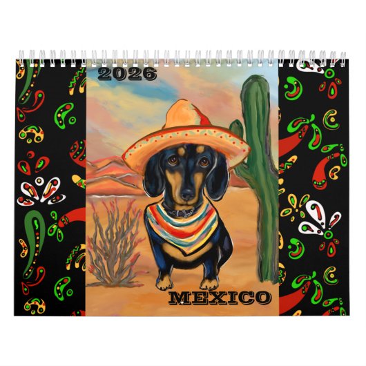 MEXICO KUNSTKALENDER KALENDER (Hoes)