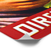 Mexico, lachende vrouw met tropisch fruit,  poster (Hoek)