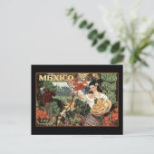 mexico land van tropische milt briefkaart (Staand voorkant)