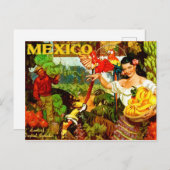 Mexico Land van Tropische Splendor Briefkaart (Voorkant / Achterkant)