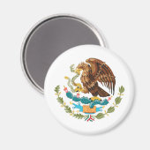 Mexico land vlag natie symbool republiek magneet (Voorkant / Achterkant)
