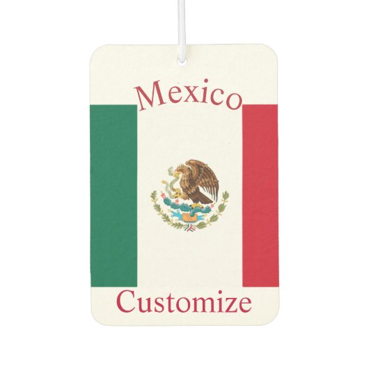 Mexico Land Vlag Thunder_Cove Luchtverfrisser (Voorkant)