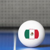 Mexico Land Vlag Thunder_Cove Pingpongbal (Net)