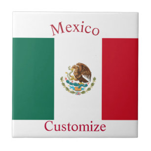 Mexico Land Vlag Thunder_Cove Tegeltje
