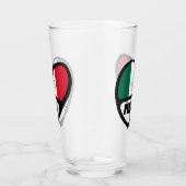 Mexico Landencode Vlag Hart, MEX Glas (Rechts)