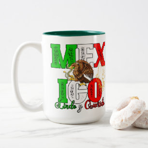 Mexico Lindo y Querido Tweekleurige Koffiemok