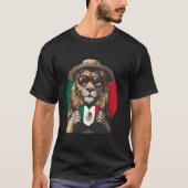 Mexico Lion Mexicaanse roots Mexicaanse vlag Mexic T-shirt (Voorkant)
