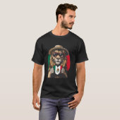 Mexico Lion Mexicaanse roots Mexicaanse vlag Mexic T-shirt (Voorkant volledig)