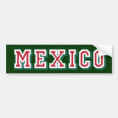 Mexico logo Bumpersticker voor Mexicanen (Voorkant)