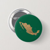 Mexico Map Button (Voorkant /achterkant)