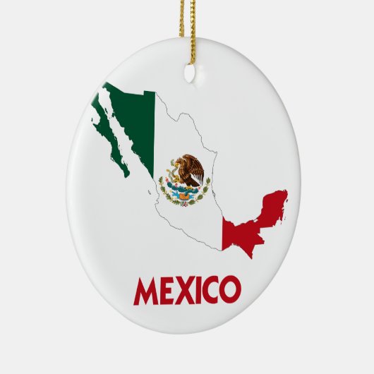MEXICO MAP KERAMISCH ORNAMENT (Rechts)