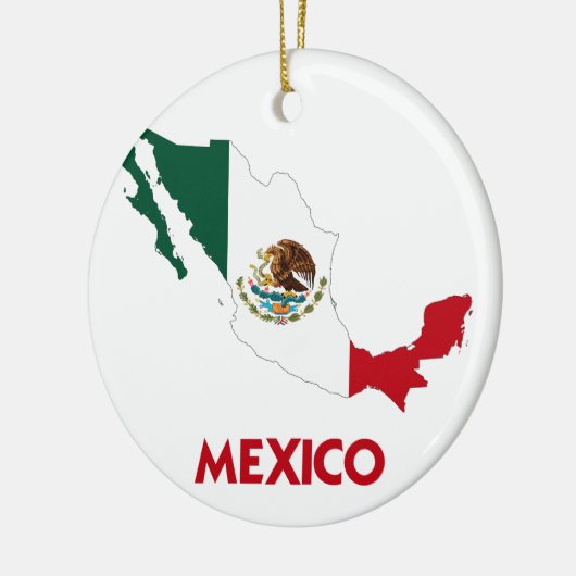 MEXICO MAP KERAMISCH ORNAMENT (Links)