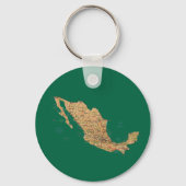 Mexico Map Sleutelhanger (Voorkant)