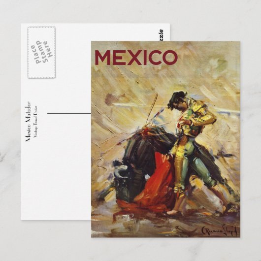 Mexico Matador Briefkaart (Voorkant / Achterkant)