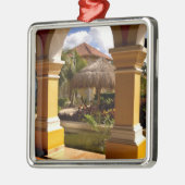 Mexico, Mayan Riviera, architectuur bij Iberostar Metalen Ornament (Links)