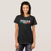 Mexico Mérida Mexico Mexicaanse Vlag T-shirt (Voorkant volledig)