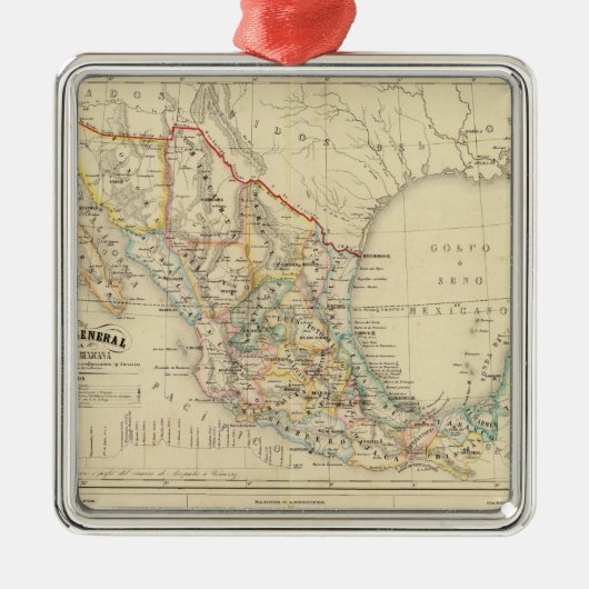 Mexico Metalen Ornament (Voorkant)