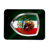 Mexico Metallic Emblem Magneet (Horizontaal)