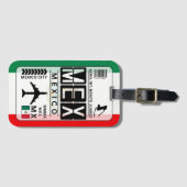 Mexico MEX-Bagagelabel Bagagelabel (Voorkant (horizontaal))