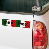 Mexico - MEX - Eurostijl Bumpersticker (Op Truck)