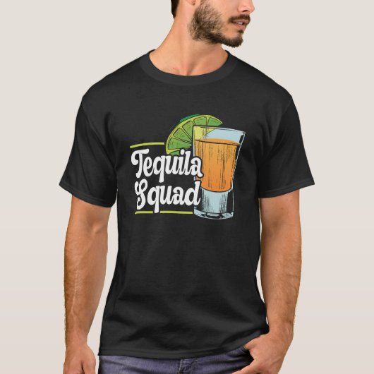 Mexico Mexicaans Festival Tequila Drinker Cinco de T-shirt (Voorkant)