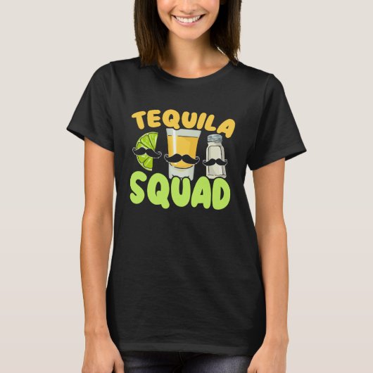 Mexico Mexicaans Festival Tequila Drinker Cinco de T-shirt (Voorkant)
