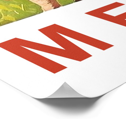 Mexico, Mexicaans man met ezel aan de kust Poster (Hoek)