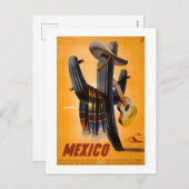 Mexico - Mexicaans reistoerisme - Advert. Feestdagenkaart (Voorkant / Achterkant)