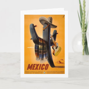 Mexico - Mexicaans reistoerisme - Advert. Kaart