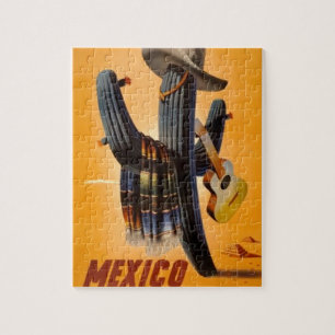  Mexico - Mexicaans reistoerisme - Advert. Legpuzzel