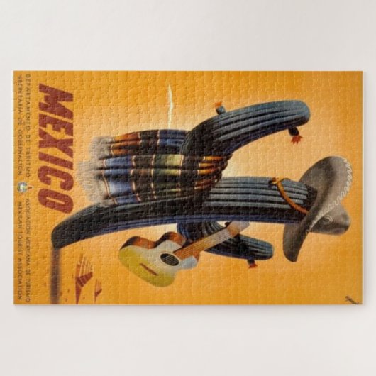  Mexico - Mexicaans reistoerisme - Advert. Legpuzzel (Horizontaal)