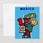 Mexico, Mexicaanse kunst Briefkaart (Voorkant / Achterkant)