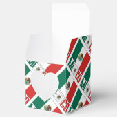 Mexico Mexicaanse vlag betegeld gepersonaliseerd Bedankdoosjes (Geopend)