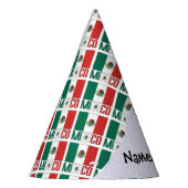 Mexico Mexicaanse vlag betegeld gepersonaliseerd Feesthoedjes (Links)