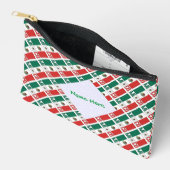 Mexico Mexicaanse vlag betegelde groene personalis Etui (Open)