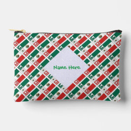 Mexico Mexicaanse vlag betegelde groene personalis Etui