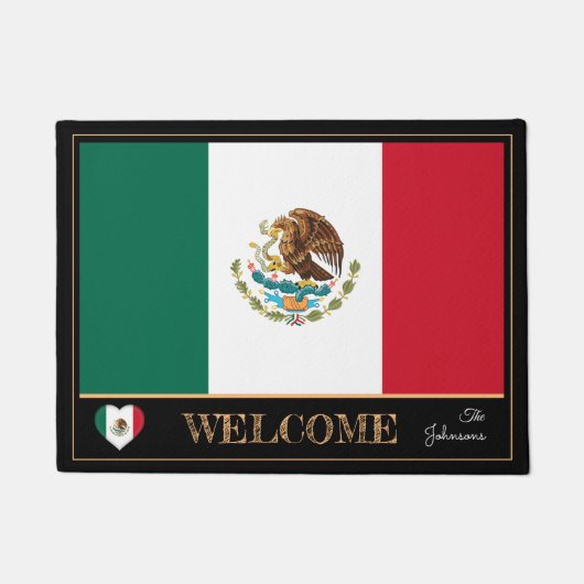 Mexico & Mexicaanse vlag matten /sport Welkom (Voorkant)