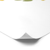 MEXICO MEXICAN ELGF SYMBOL Mexicaanse vlag Poster (Hoek)