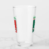 Mexico Mexican Flag Groene Personalisatie Drink Glas (Rechts)
