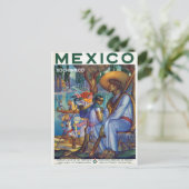  Mexico - Mexican Travel Tourism ArtWork Briefkaart (Staand voorkant)