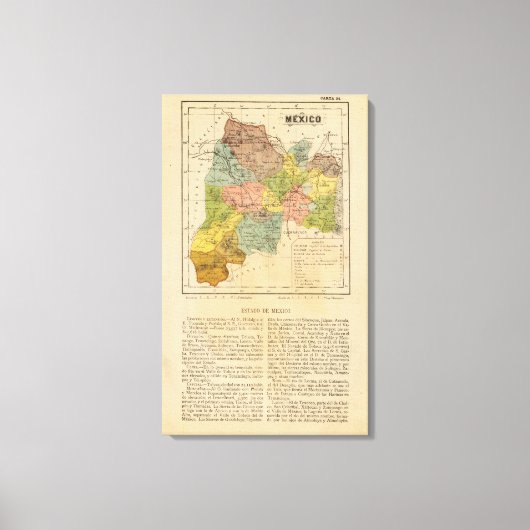 Mexico, Mexico Canvas Afdruk (Voorkant)