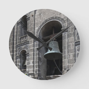 Mexico, Mexico City, Zocalo. De Bell Towers Ronde Klok