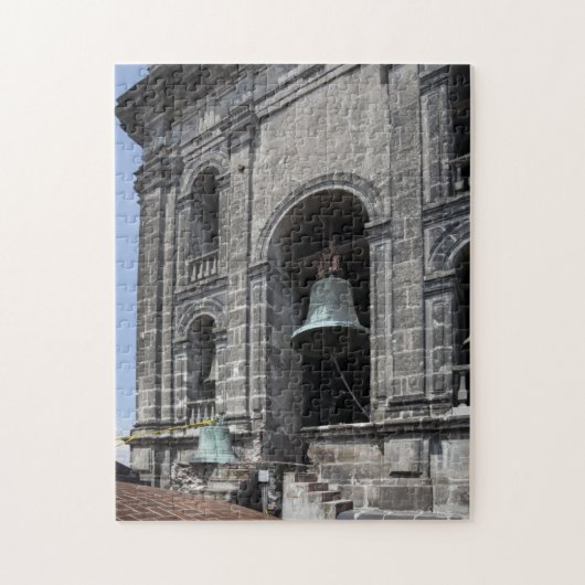 Mexico, Mexico-Stad, Zócalo. De klokkentorens Legpuzzel (Verticaal)