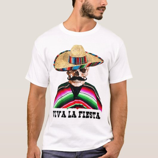 Mexico, Mexico, Viva la Fiesta T-shirt (Voorkant)